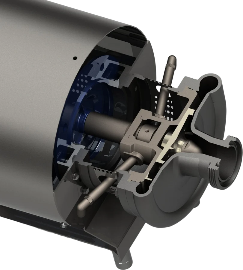 Flushed centrifugal pump, photo 2