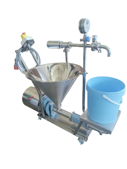 Ricotta and cream smoothing machine