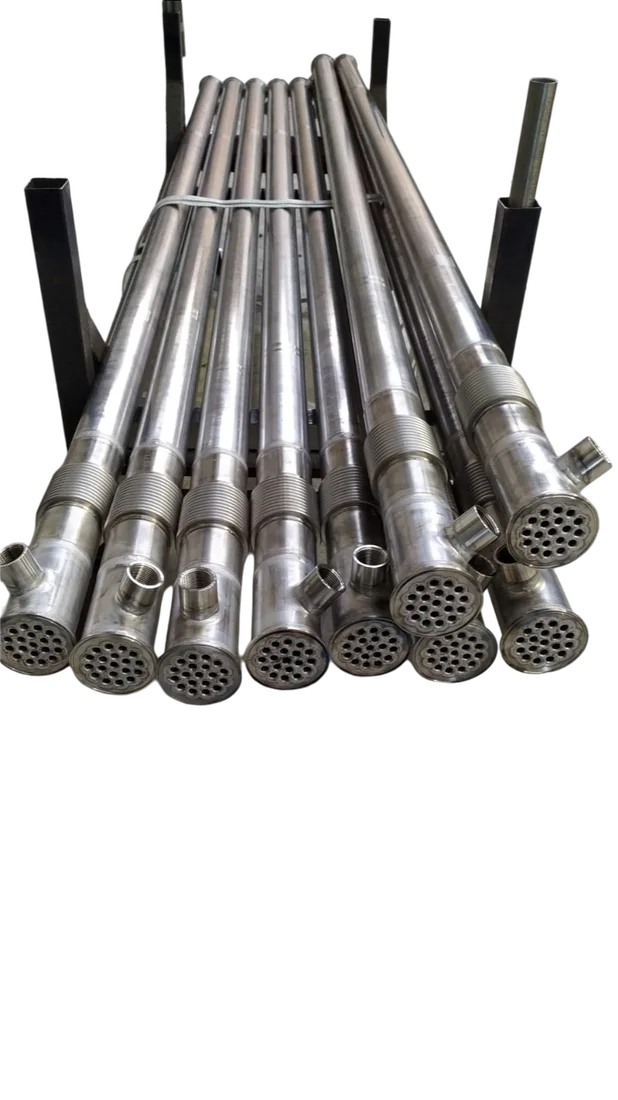 A batch of tube bundles on the rack before dispatch